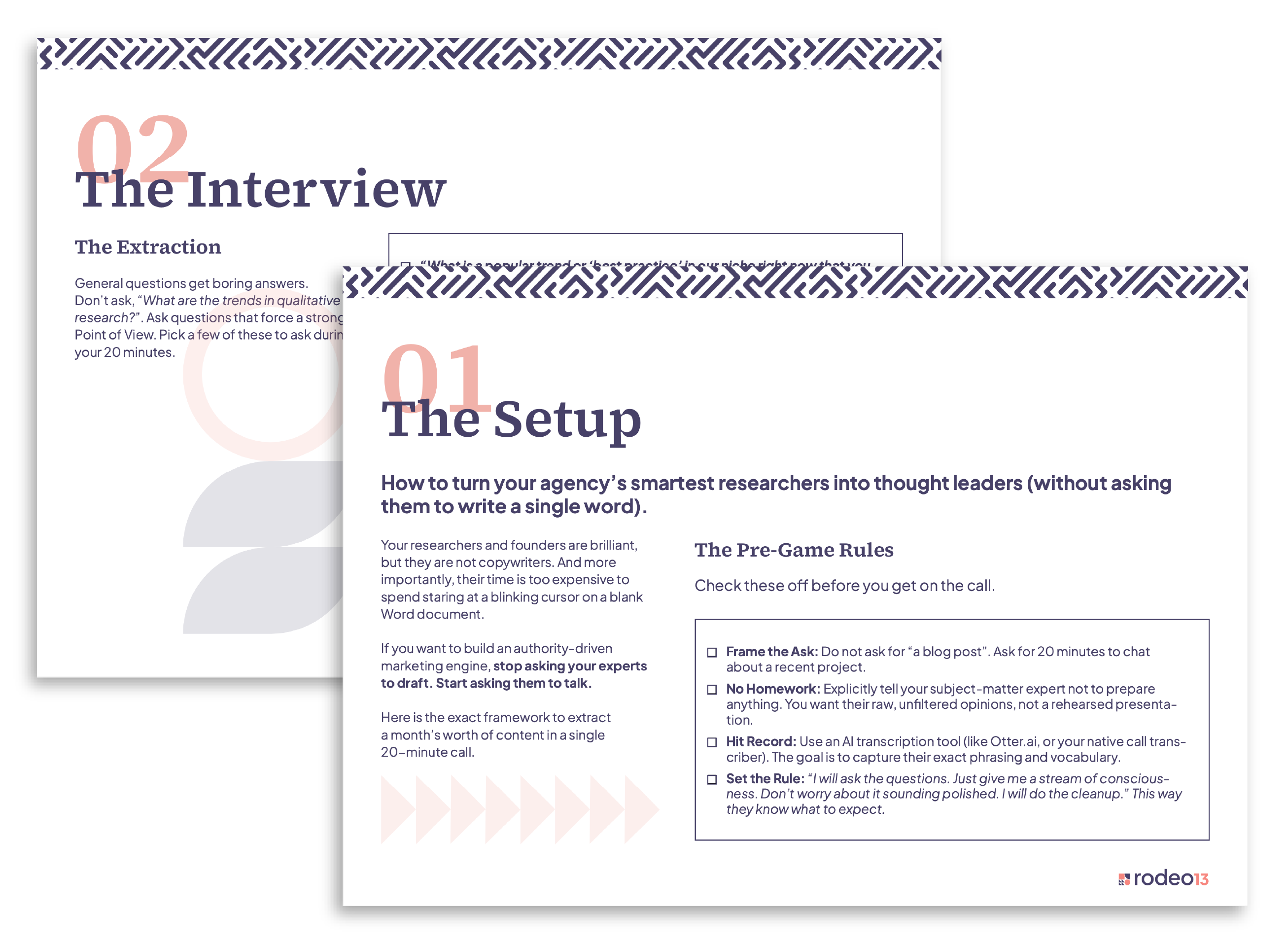 From Brain Dump to Content